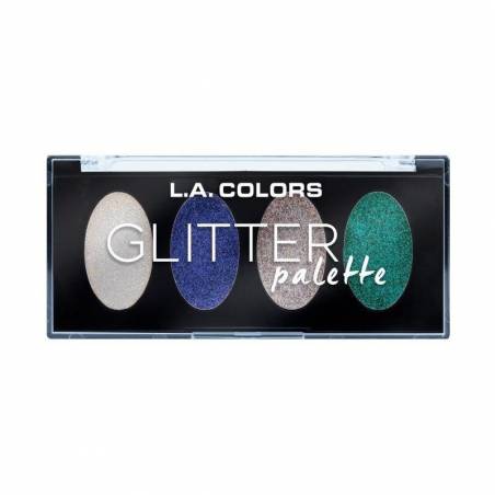 L.A. Colors Paletka očních stínů Glitter Palette 4,4g 2