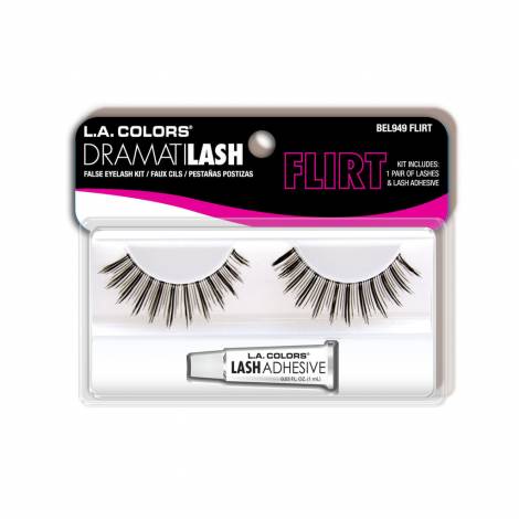 L.A. Colors Dramatilash False Eyelash kit, black 1