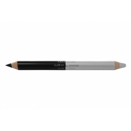 BE2137-1 Double Ended Pencil - black white