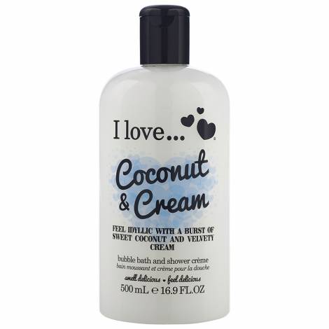 I Love Bath Shower Coconut Cream