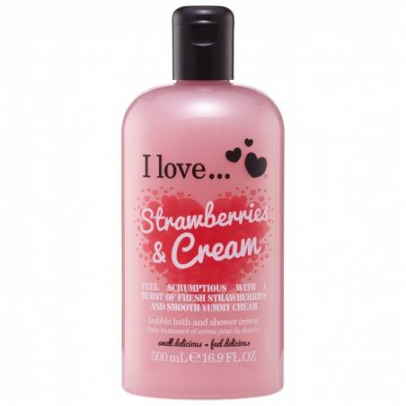 I Love Bath Shower Strawberries & Cream